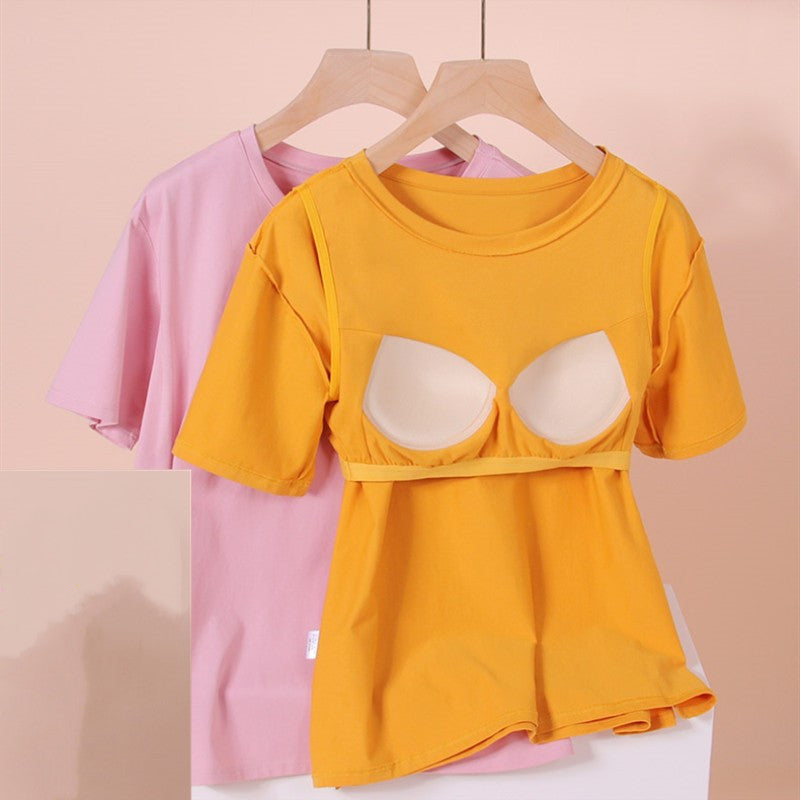 Cup Integrated Summer Can Wear Casual Home Clothes