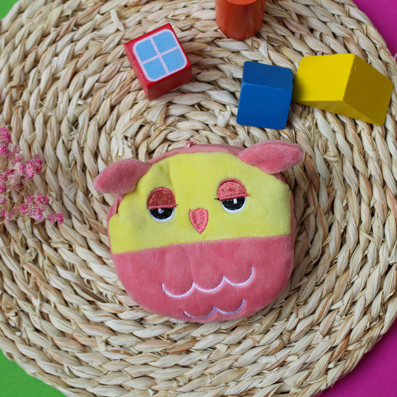 Cartoon Coin Wallet Creative Children Portable Circle