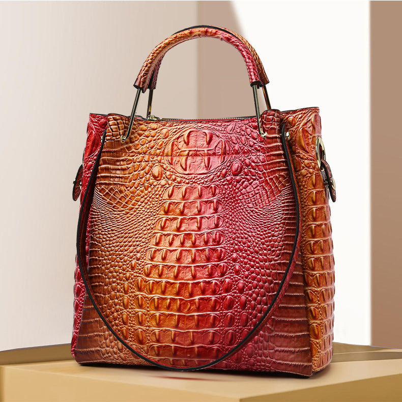 Lady Temperament Large Capacity Vintage Handbag