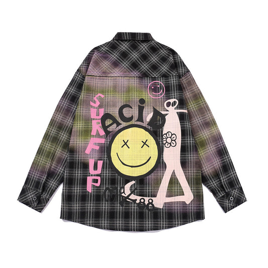 Lazy Fashion Brand Loose Lapel Shirt Autumn Cardigan Jacket