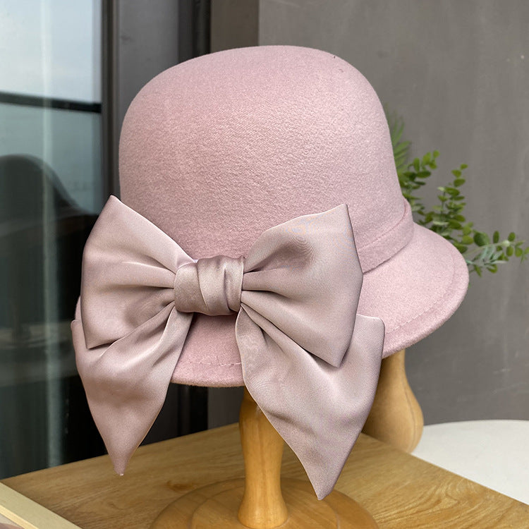 Autumn And Winter Dome Bucket Hat Ladies