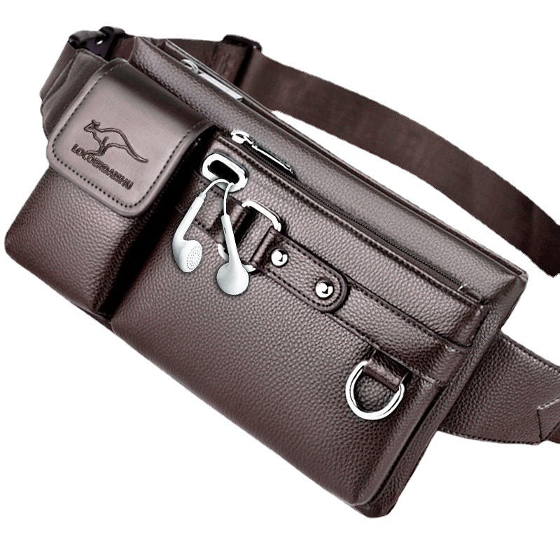 Herretaske til Talje Stor Kapacitet Multifunktionel Crossbody Taske