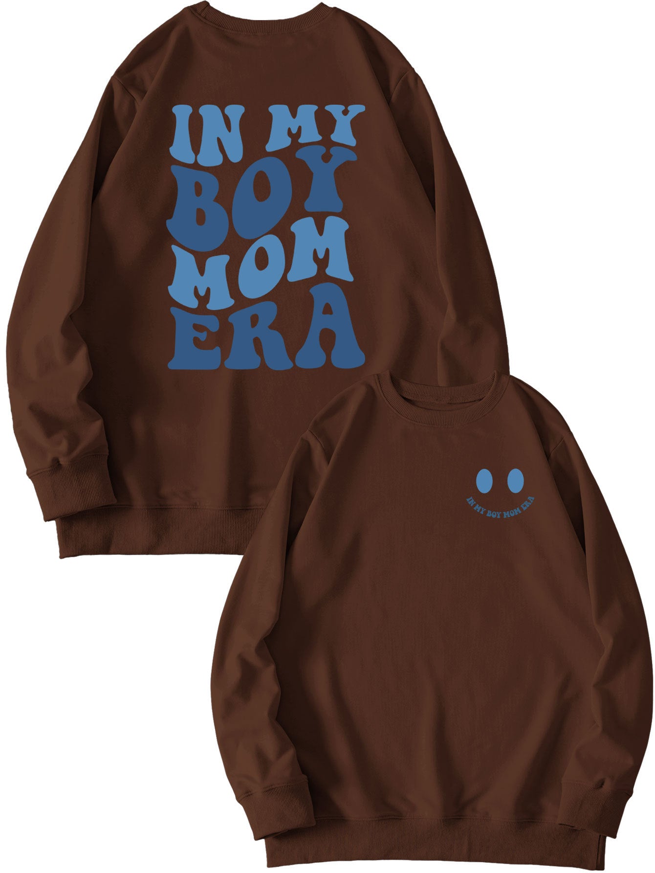 Double-sided Printed Pullover Sweatshirt Long-sleeved Shirt