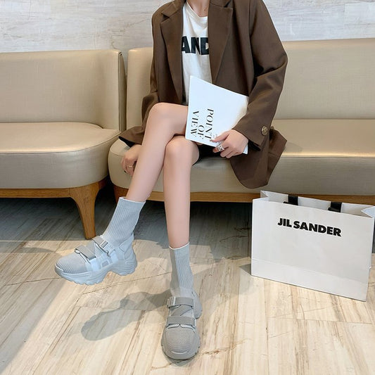 Women's Casual Elastic Functional Socks And Boots