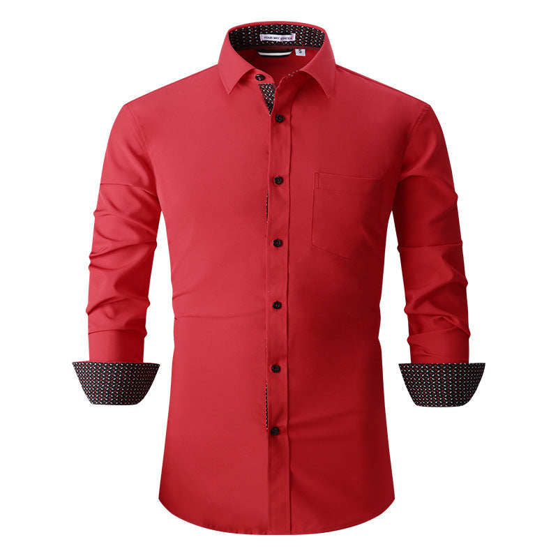 Premium Fashion Men's Shirt Business Long Sleeve