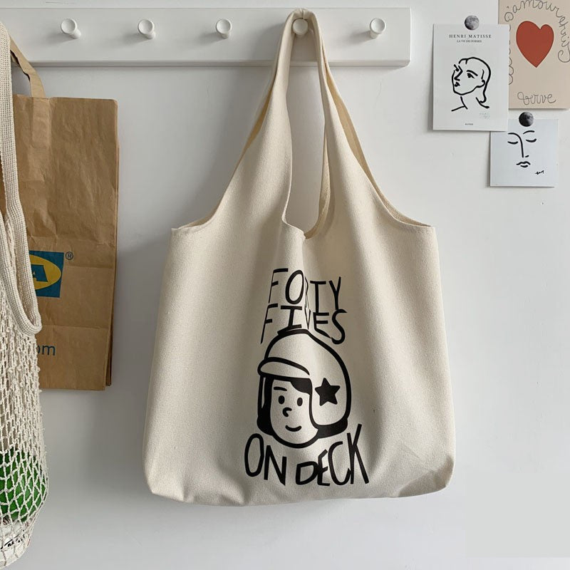 Japanese Simple And Versatile Literary Large Capacity Shoulder Bag