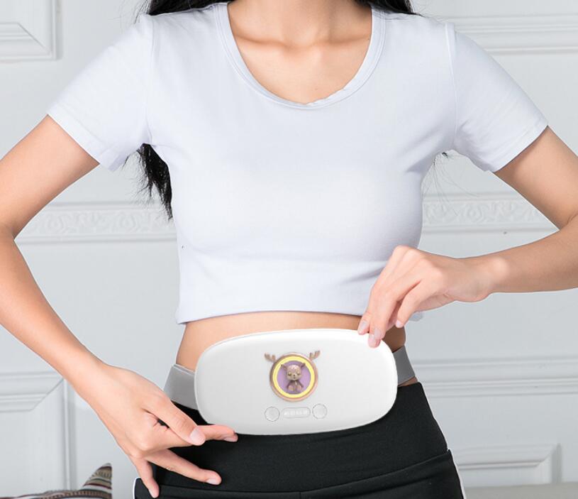 Pain Relief Hot Compress Warming Abdomen Massage Instrument New Cartoon Stomach Heating Belt