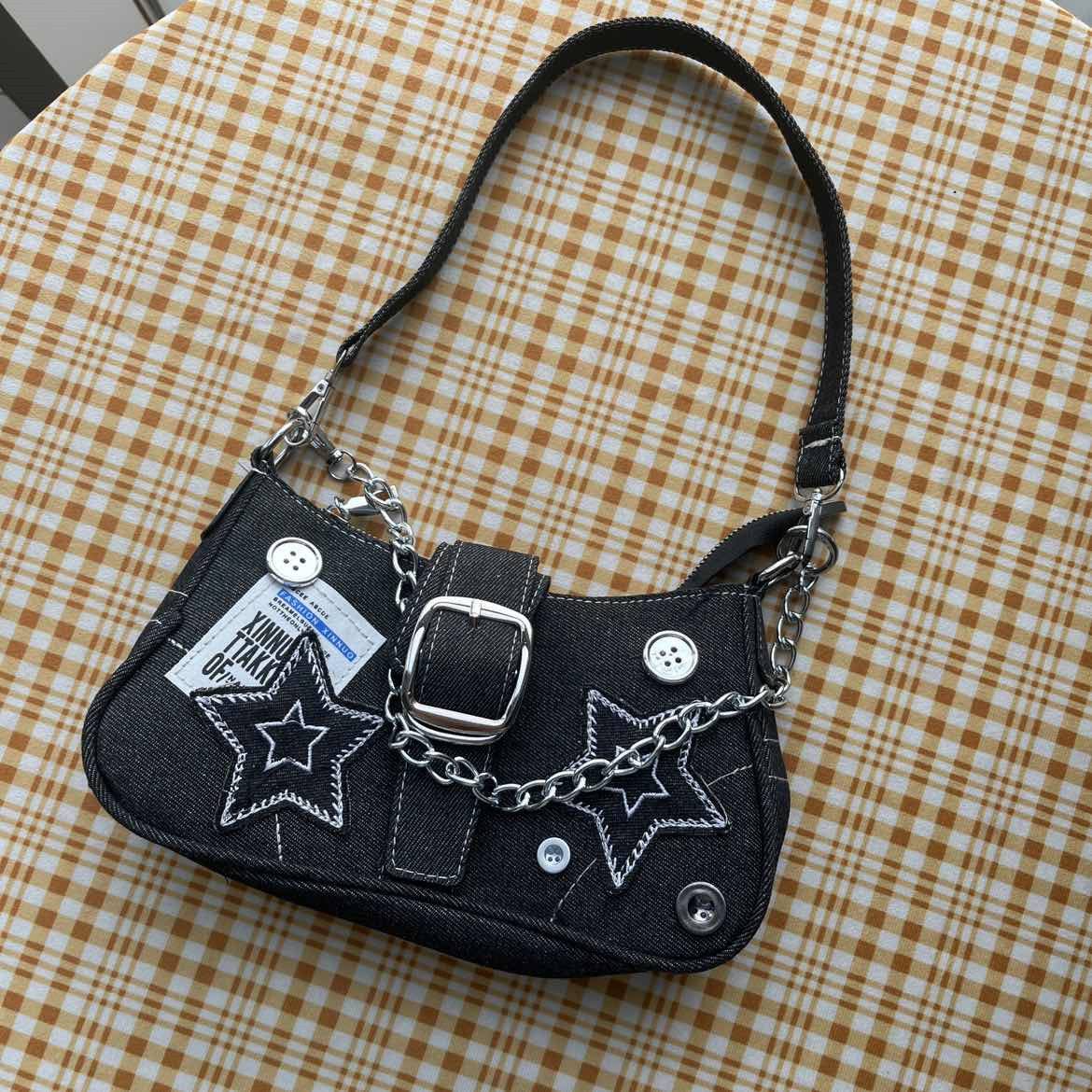 Women's Fashion Stars Cowboy Underarm Bag