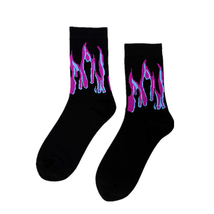 Street Men And Women Couple Stockings Tide Cotton High Tube Skateboard Socks