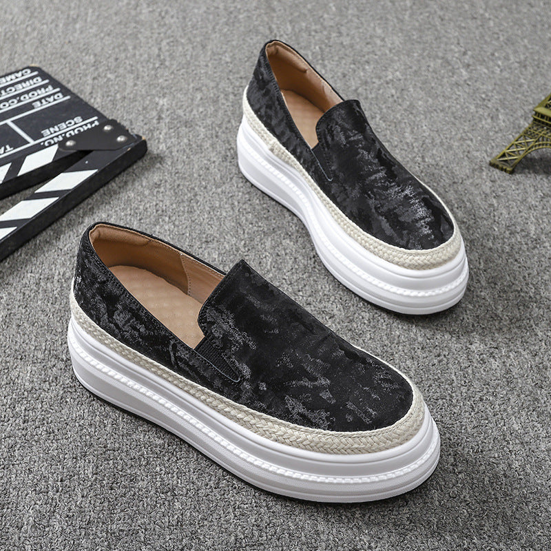 Women's Platform Shoes All Match Casual Thick Sole