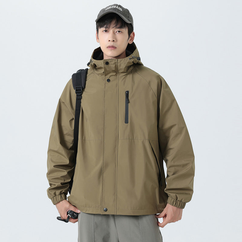 Men's Sports Shell Jacket Overweight Man Plus Size