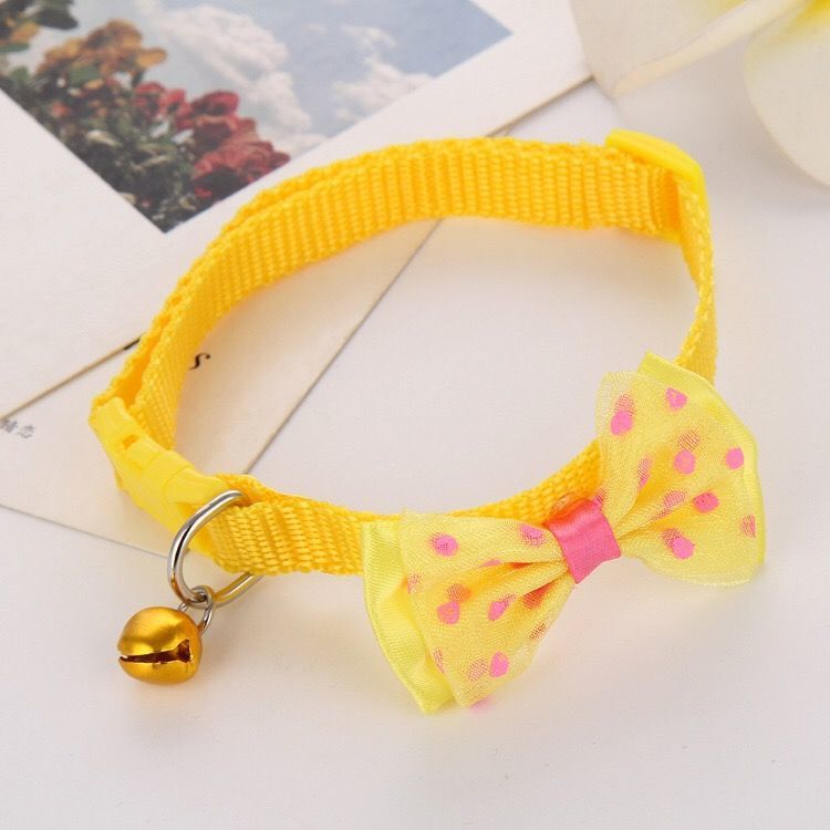Pet Bow Bell Bell Collar