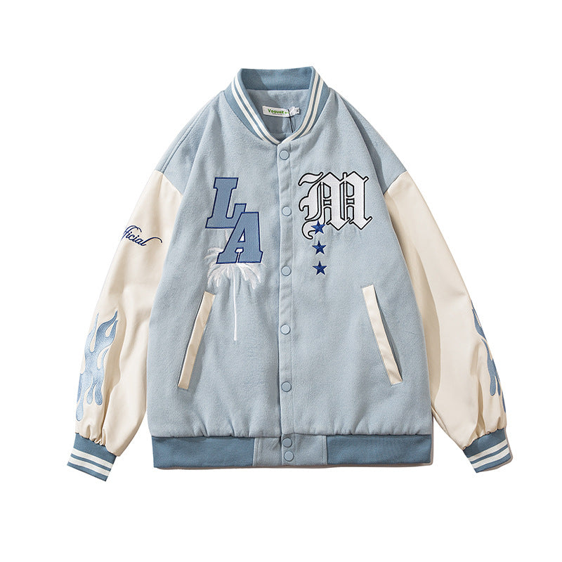 Loose Men's And Women's Embroidered Baseball Uniforms