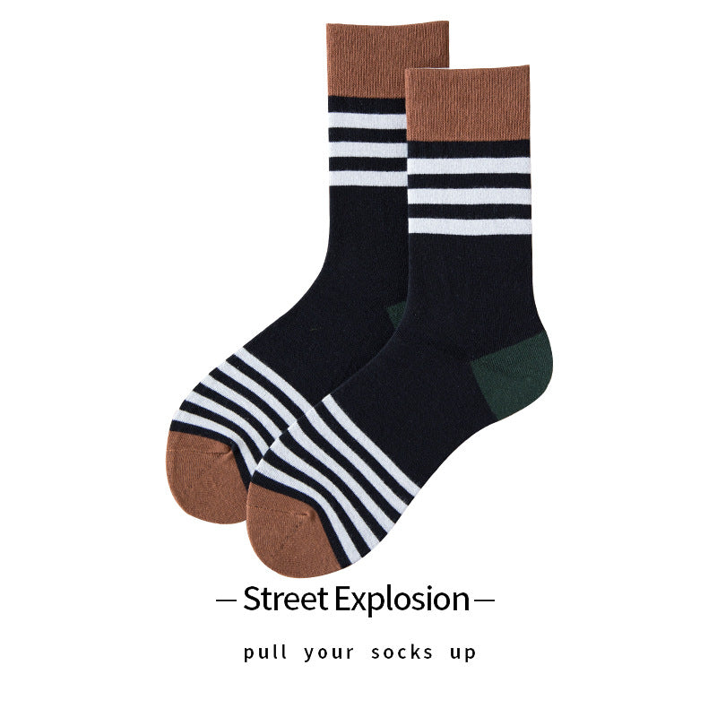 Cartoon Jacquard Sports Skate Socks