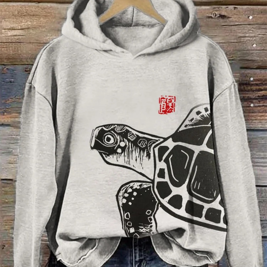 Womens Stylish Casual Crew-neck Hoodie