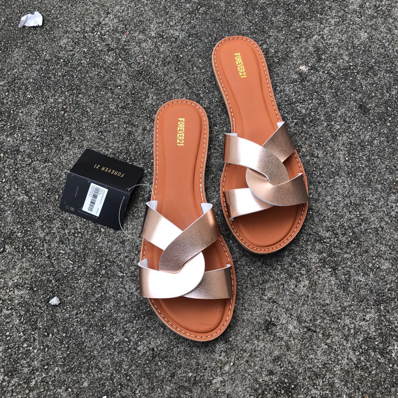 Flat-heeled Casual Women's Slippers With Leather Buckle Plus Size Women's Shoes