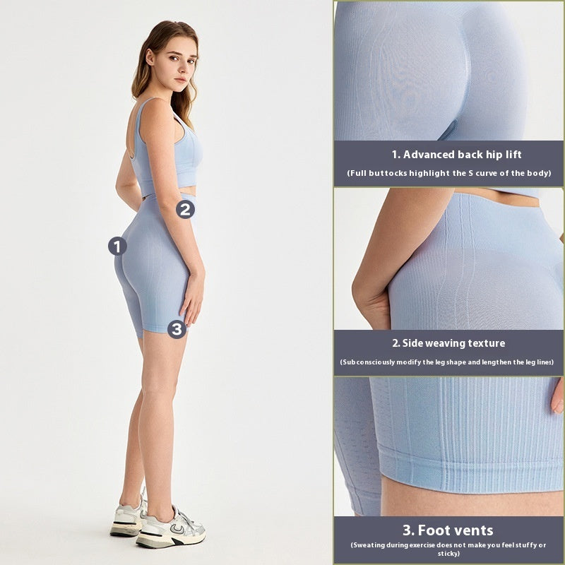 Sports Shorts Women's Outer Wear Tight High Waist Yoga Shorts