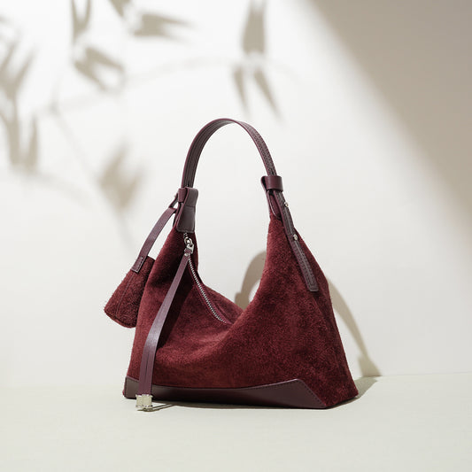 Velvet Simple All-match Commute Sense Shoulder Messenger Bag