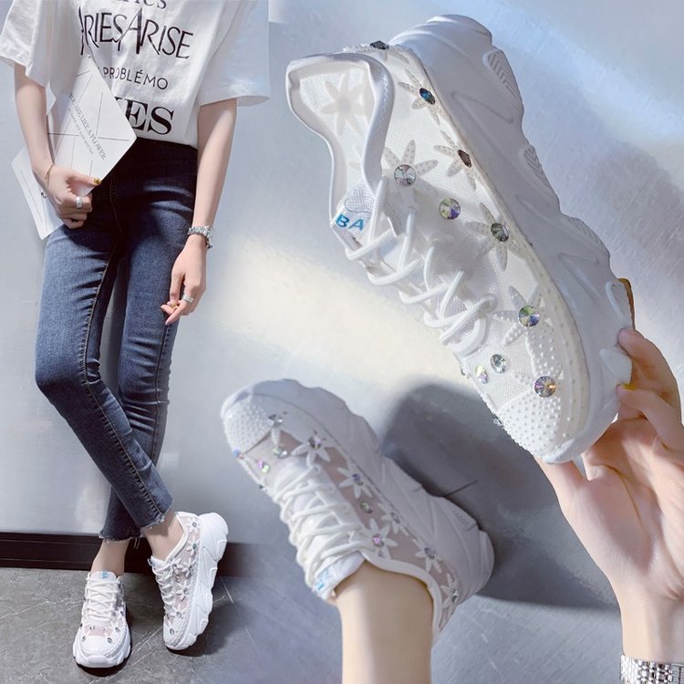Women's Platform Mesh Platform Casual Shoes