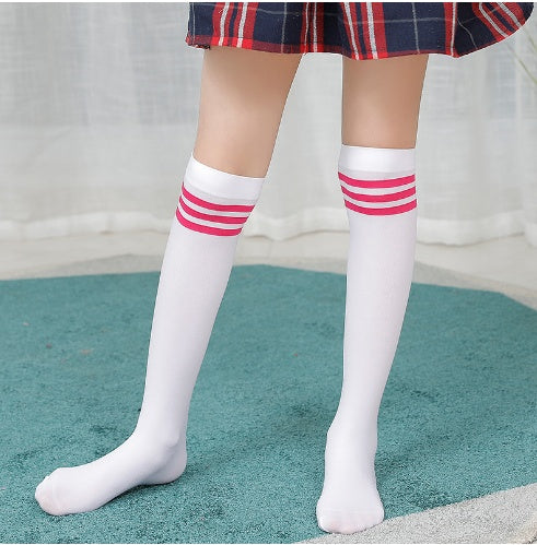 Children Stockings Over The Knee Velvet