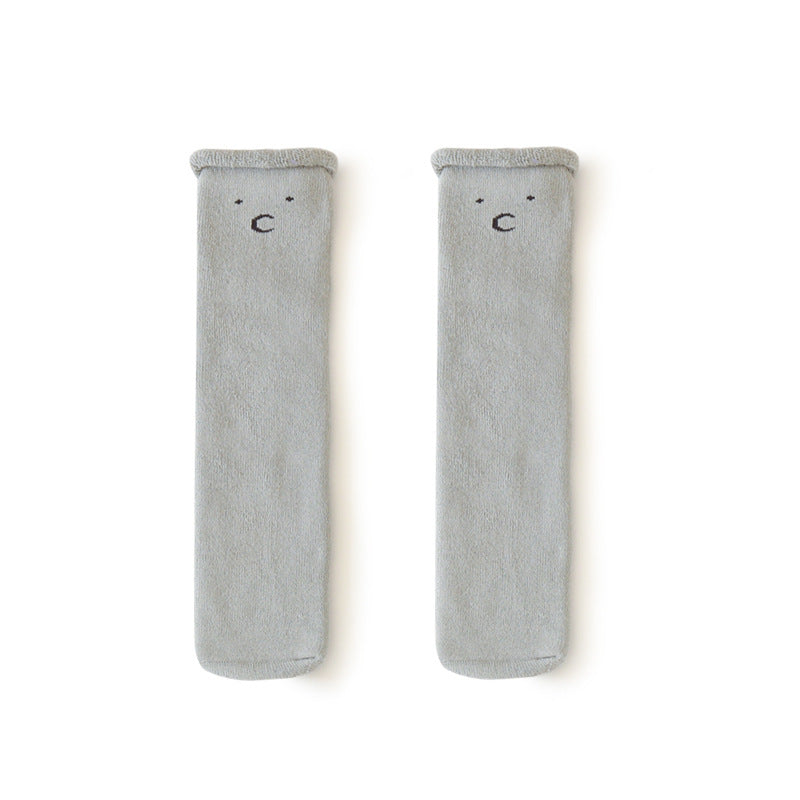 Children's Socks Autumn And Winter Thickening Plus Pile Loop Long Tube