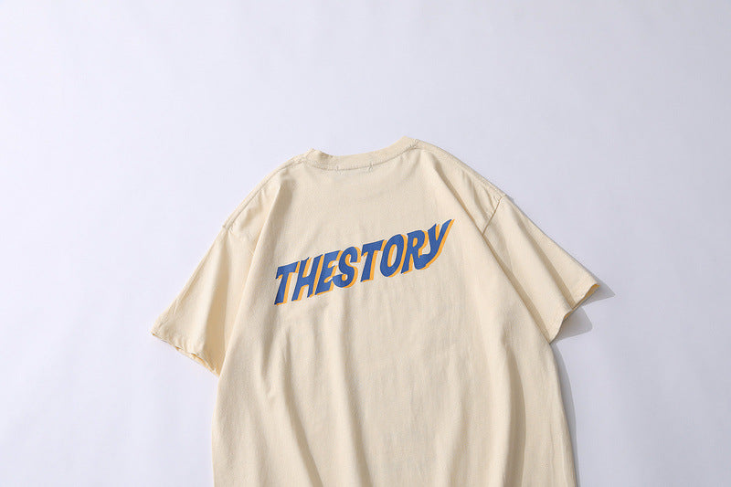 Men's Men's Loose Student Couple Net Red Short Sleeve T-Shirt