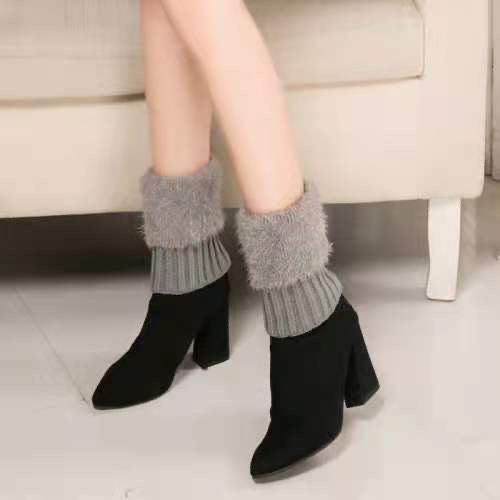 Autumn And Winter New Woolen Boots Cover