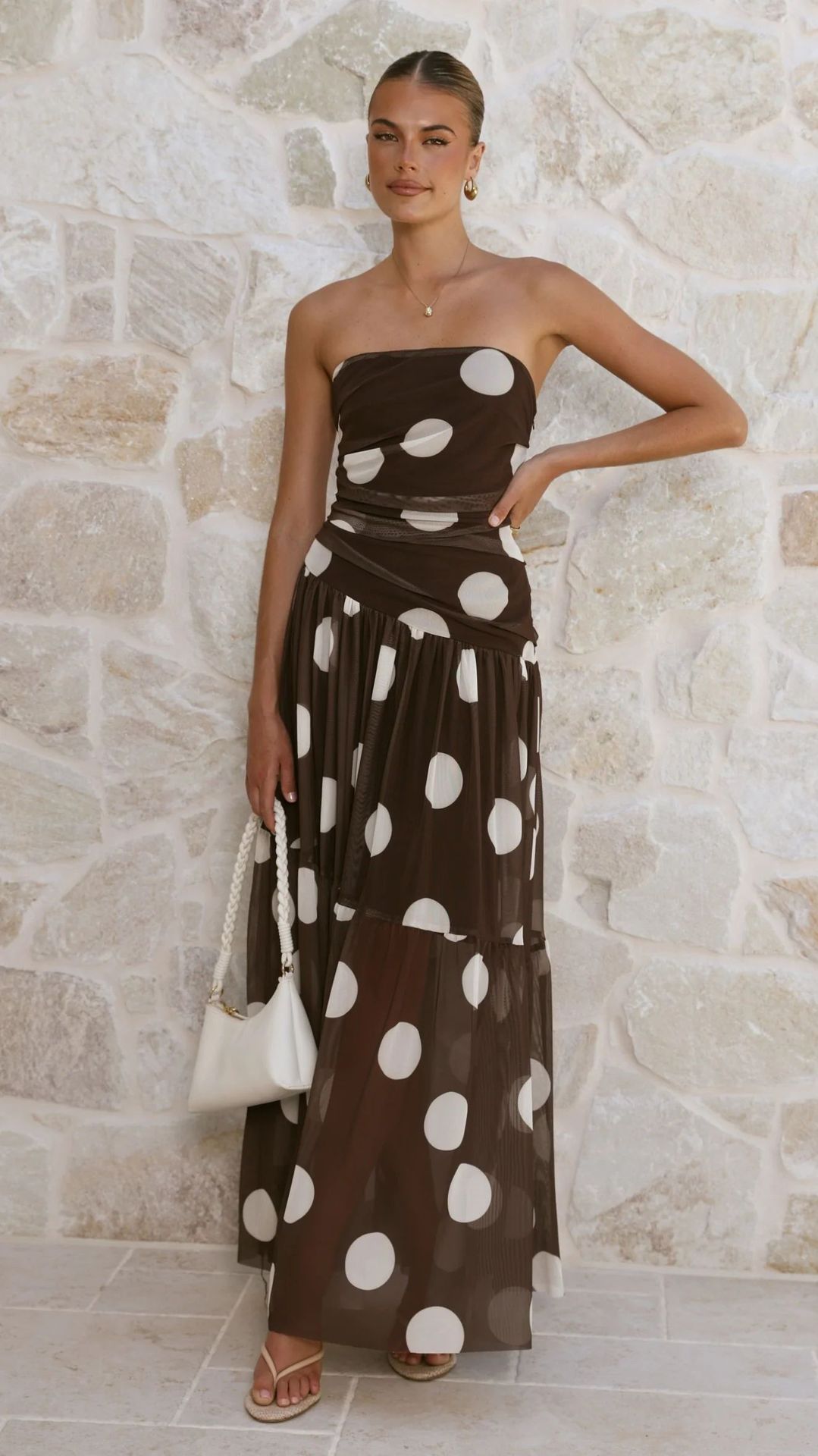 Fashionable Mesh Long Dress For Women