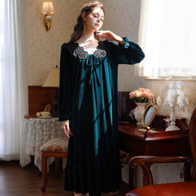 New Loose-fitting Plus-size Womens Warm Red Dress