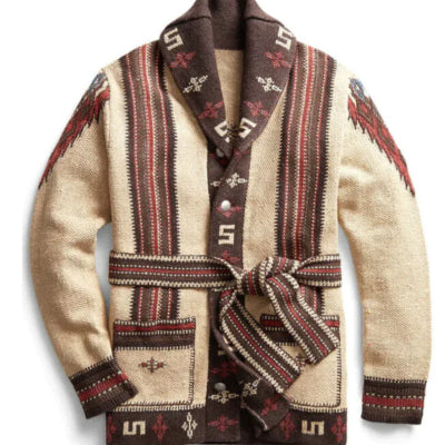 Autumn And Winter Thickening Mid-length Sweater Coat