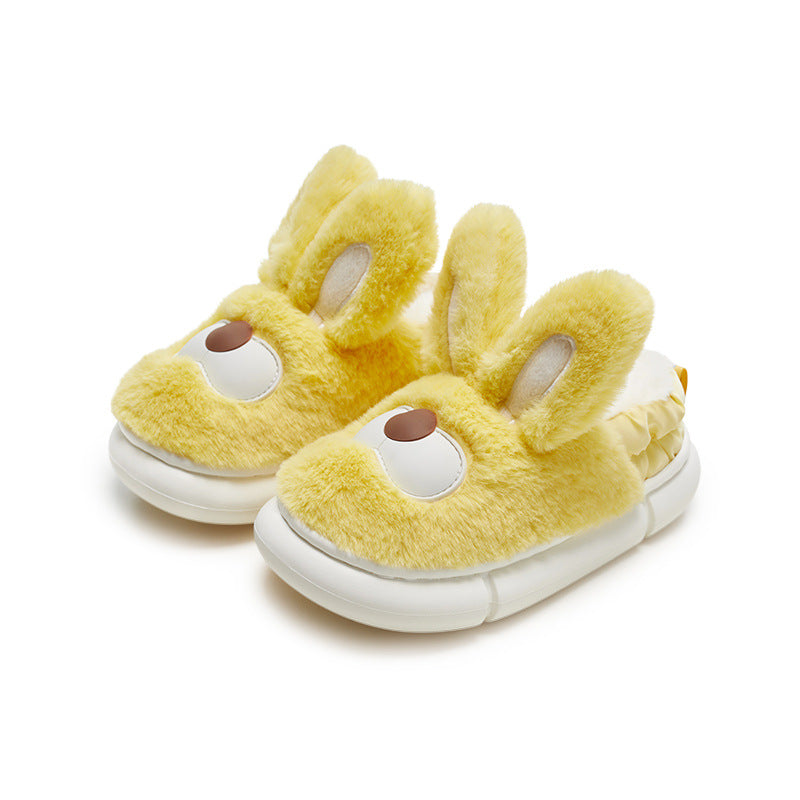 Fashionable Rabbit Children's Cotton Anti-skid Slippers