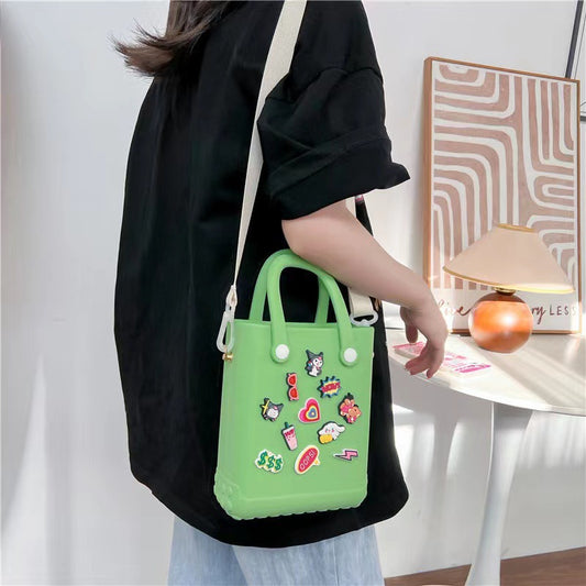 DIY Hole Beach Vacation Bag Women's Simple Handbag