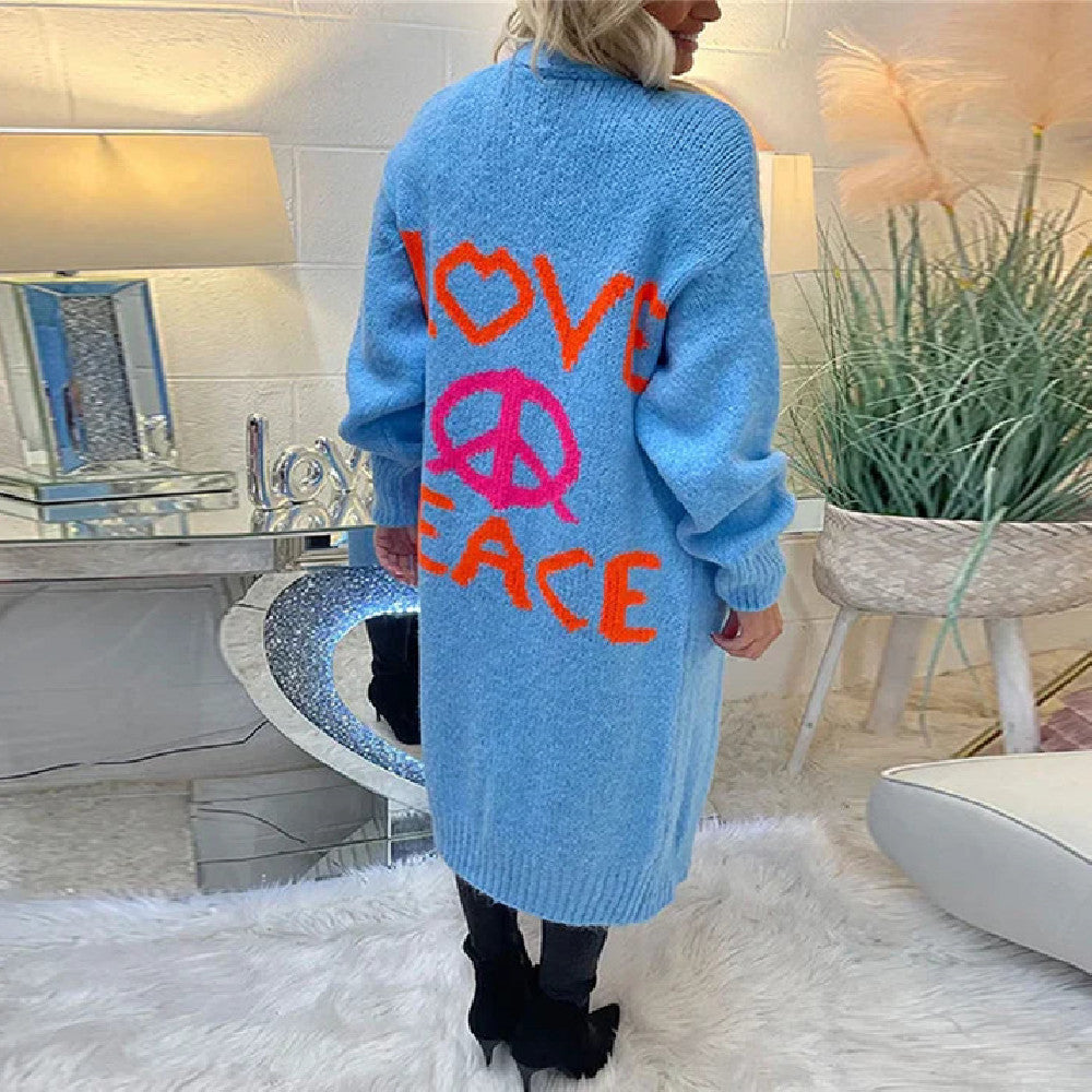 Jacquard Women's Baggy Coat