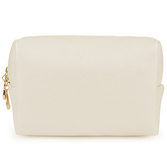 PU Leather Octagonal Square Makeup Storage Bag Simple Design