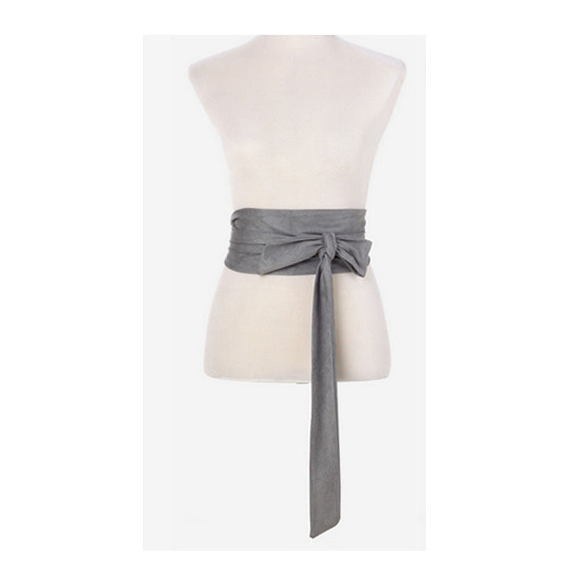 Ladies Cloth Wide Belt All Match Retro