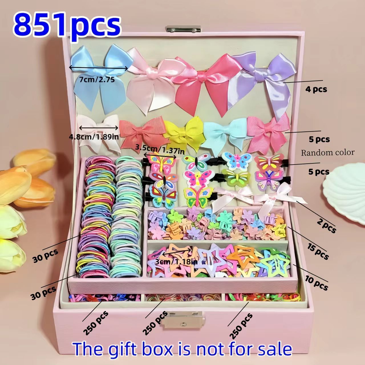 Children Hairpin Headdress Suit Princess Rubber Band Hair Accessories Suit