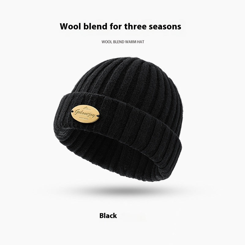 Warm Hat Scarf Integrated Fleece-lined Thick Mask Windproof