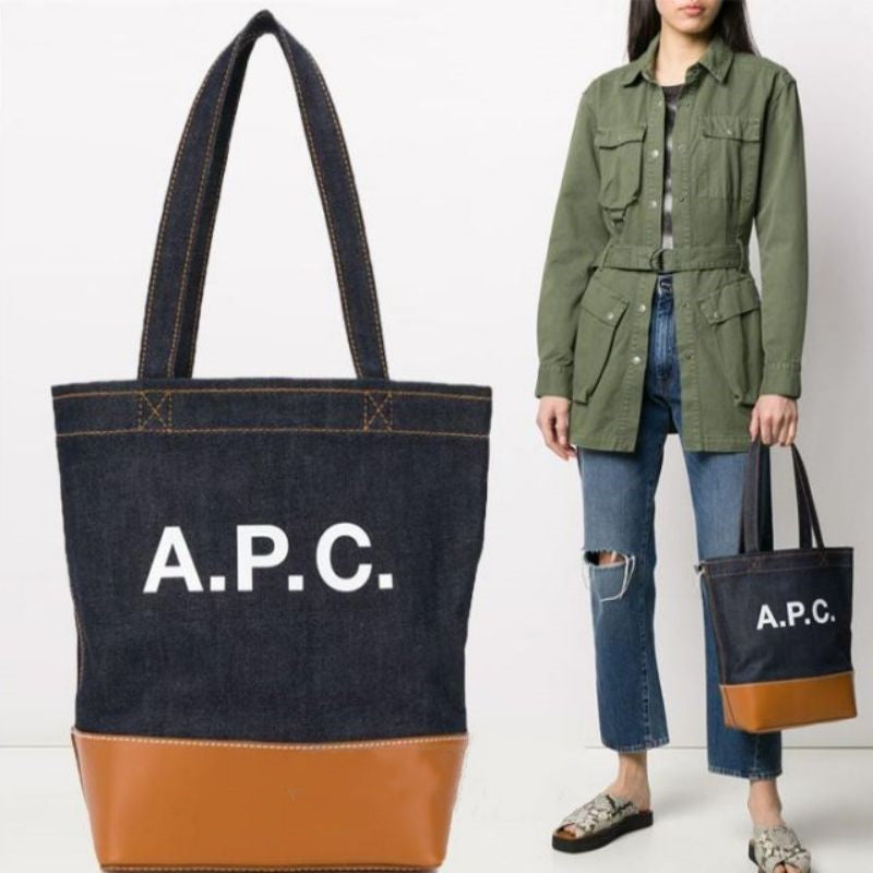 Fashion Ladies Handheld PU Stitching Shoulder Canvas Bag