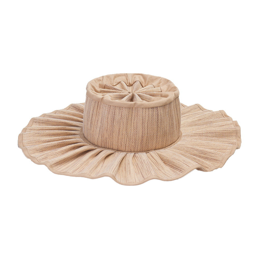 Foldable And Easy To Carry All-match Women's Straw Hat