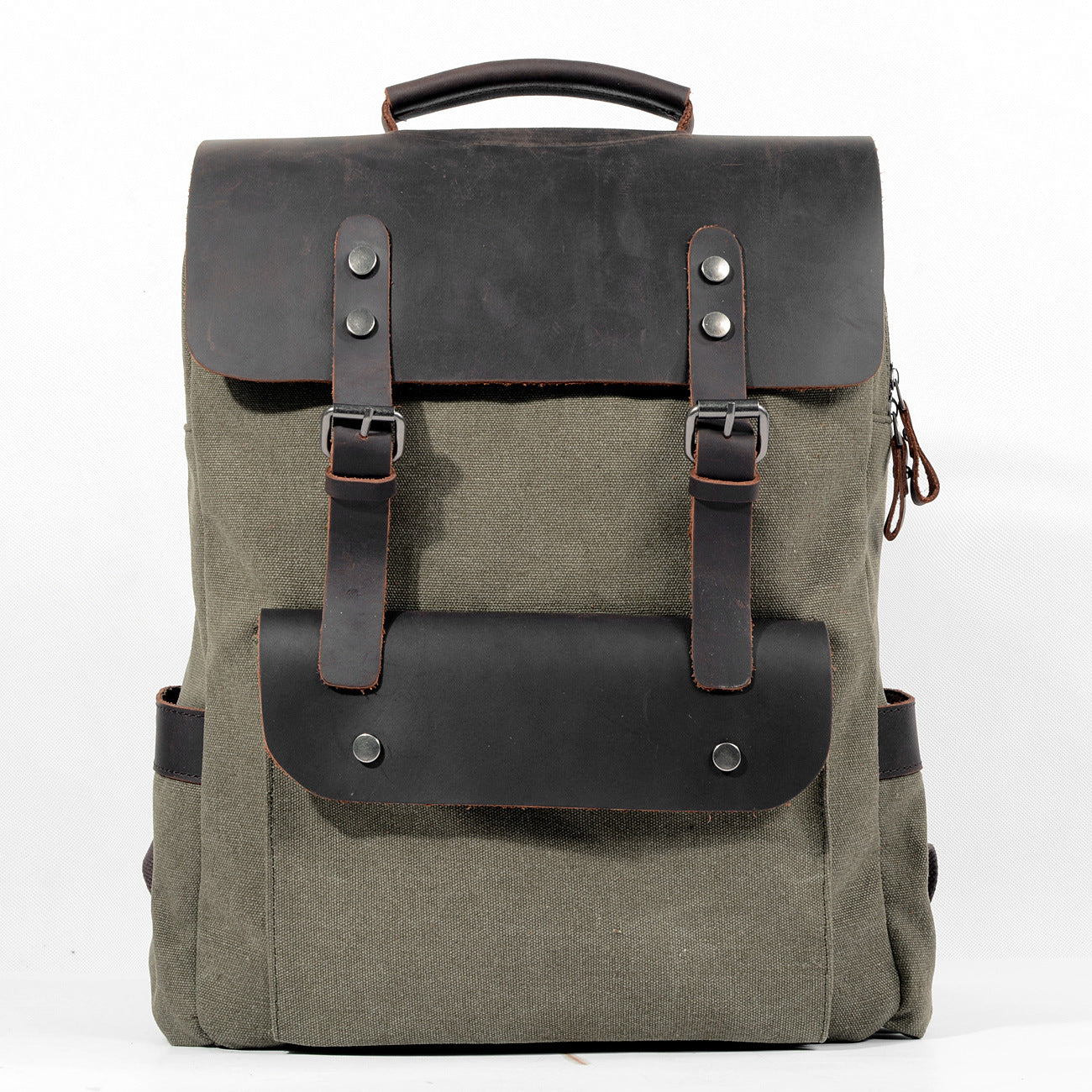 Unisex College Vintage Canvas Backpack