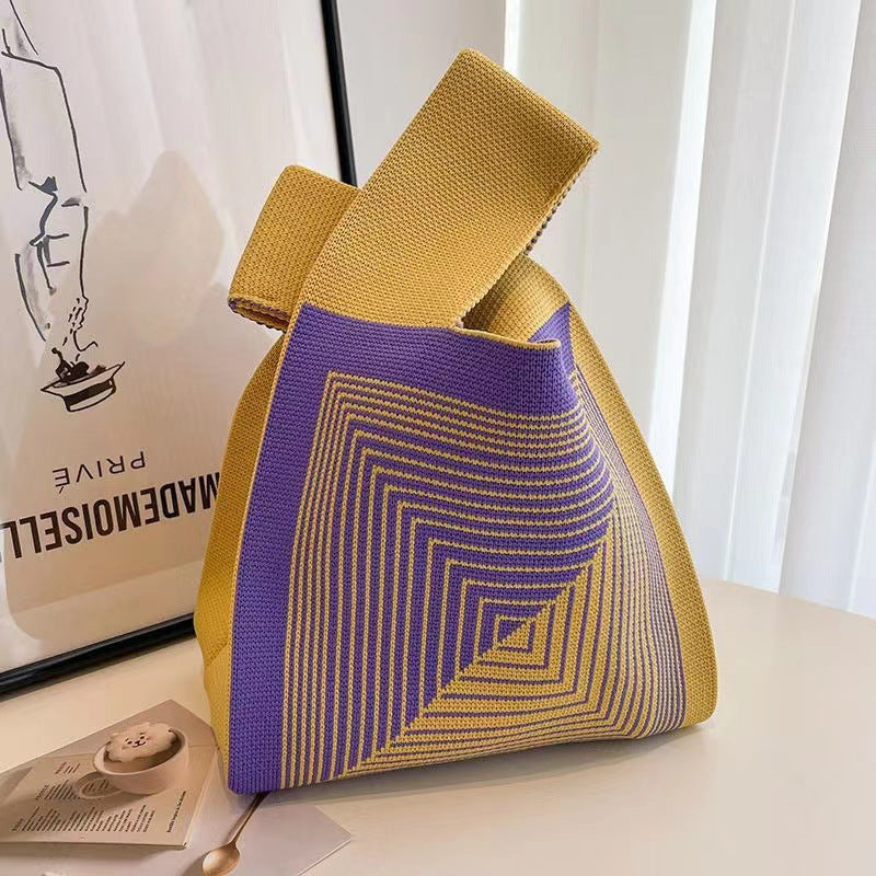 Women's Knitted Bag All-match Casual Handbag