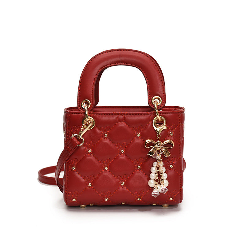 Diamond Embroidery Thread Small Bag Women's Fashion Shoulder Messenger Bag