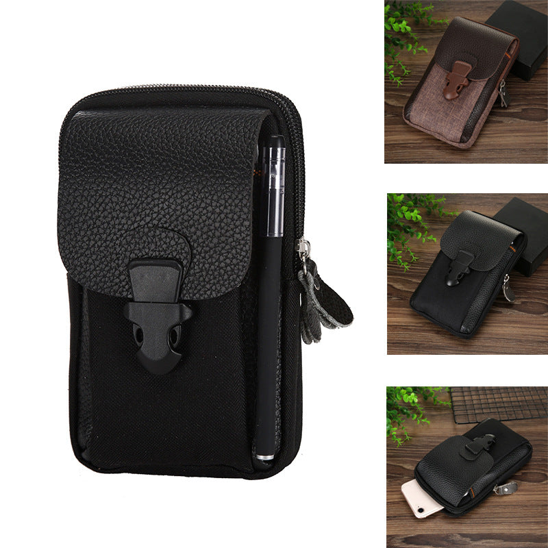Men's Fashion Casual Double Zipper Coin Purse