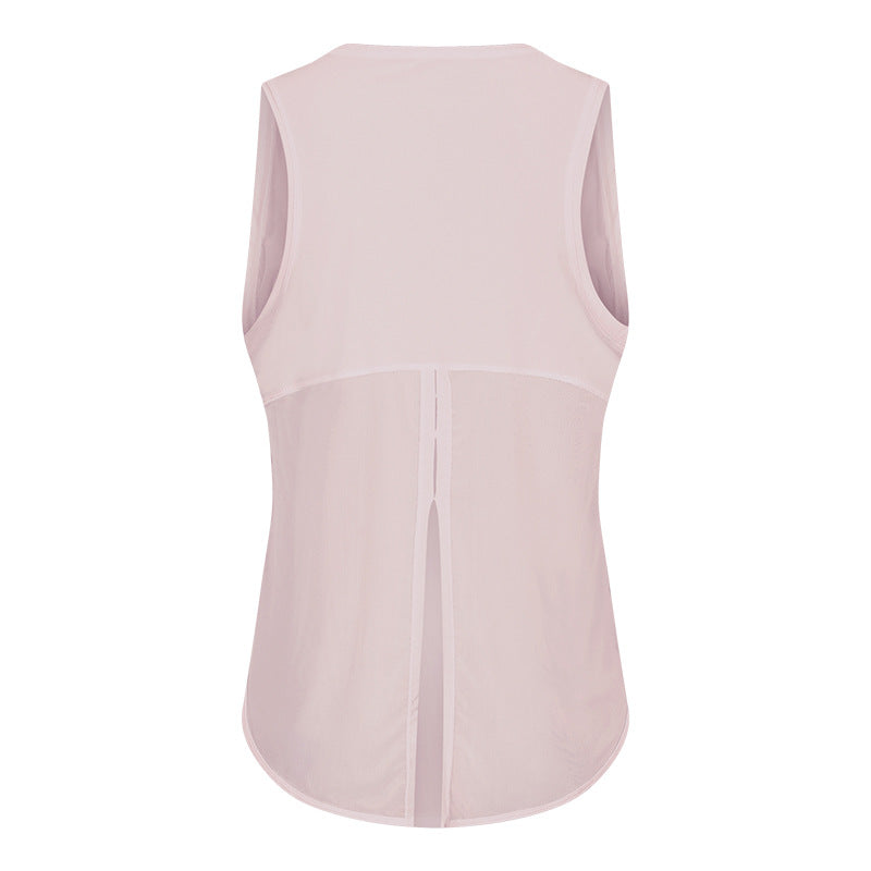 Women's Fitness Running Fashion Bandage Quick-drying Breathable And Loose Sleeveless Blouse