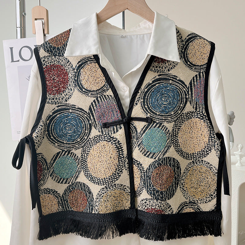 Hong Kong Style Shawl For Women New Spring Summer Ethnic Style