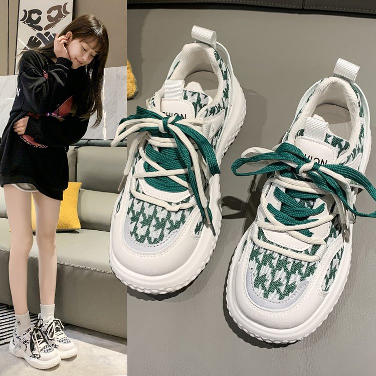 Reflective Strip Platform Running Shoes