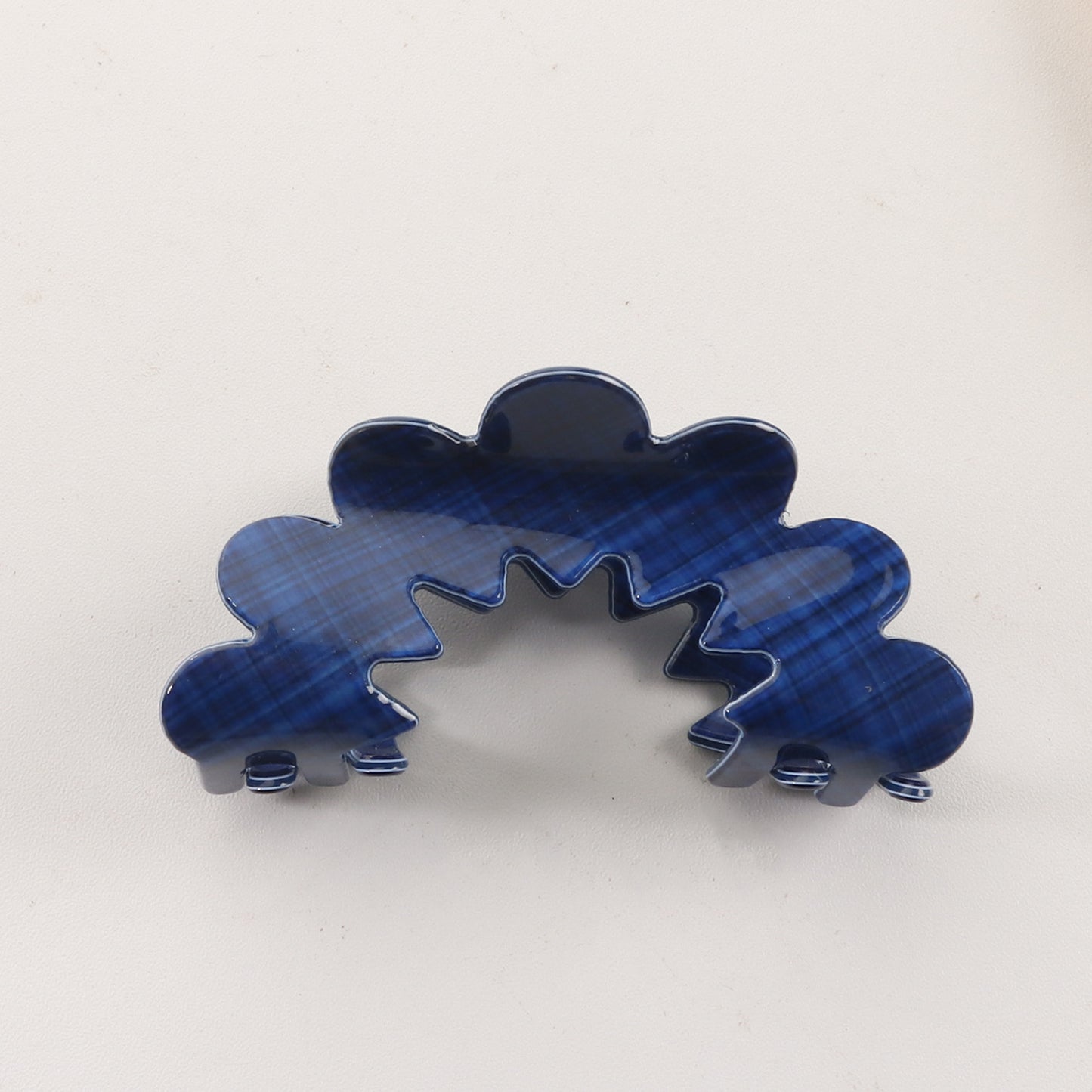 New Wave Grip Blue Series Pvc Barrettes Female Back Head