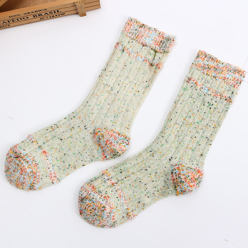 Fleece-lined Extra-thick Warm Mid-calf Slouch Socks