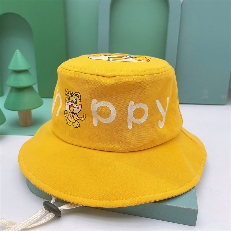 Cute Tiger Head Shade Children Hat Outdoor