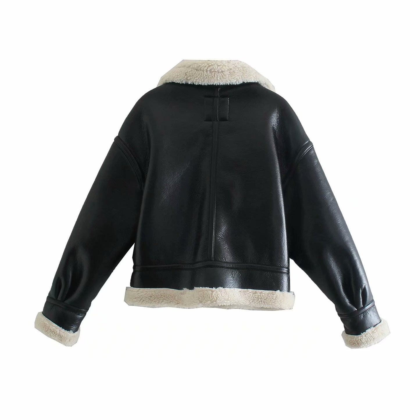 Women's Street Fashion Fleece Fur Jacket